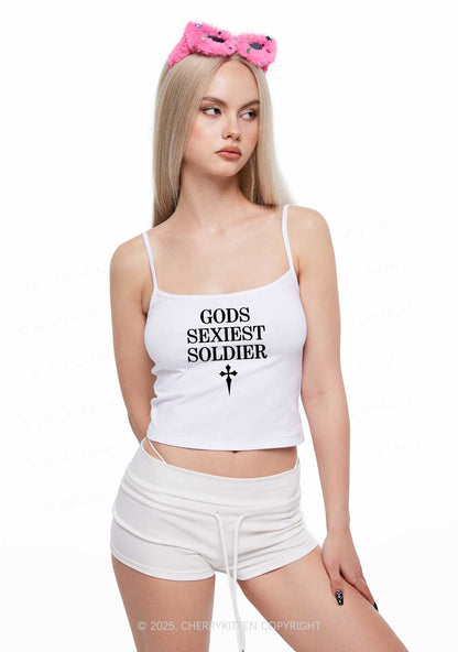 Gods Soldier Y2K Spaghetti Strap Cami Cherrykitten