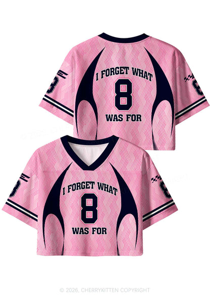 I Forget What Was For Pride Y2K Crop Sport Jersey Shirts Cherrykitten