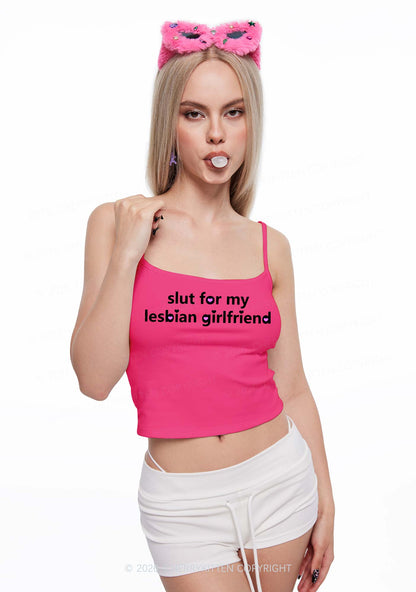 Slxt For My Lesbian GF Pride Y2K Spaghetti Strap Cami Cherrykitten
