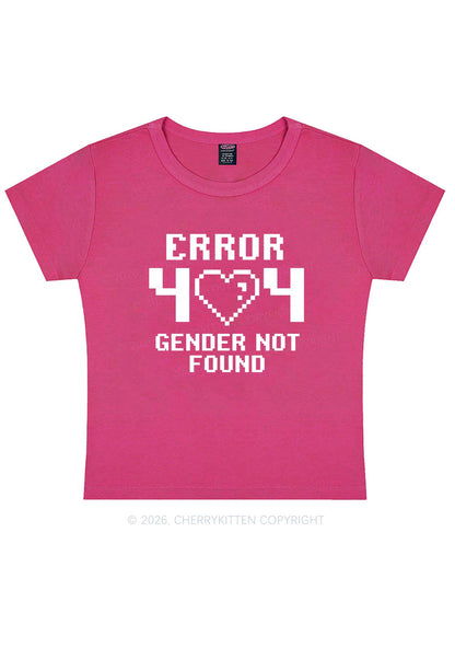 Gender Not Found Pride Y2K Baby Tee Cherrykitten