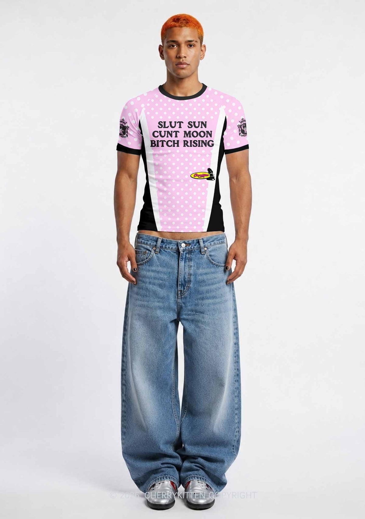 Slxt Sun Cxxt Moon Bxtch Rising Y2K Football Jersey Shirts Cherrykitten