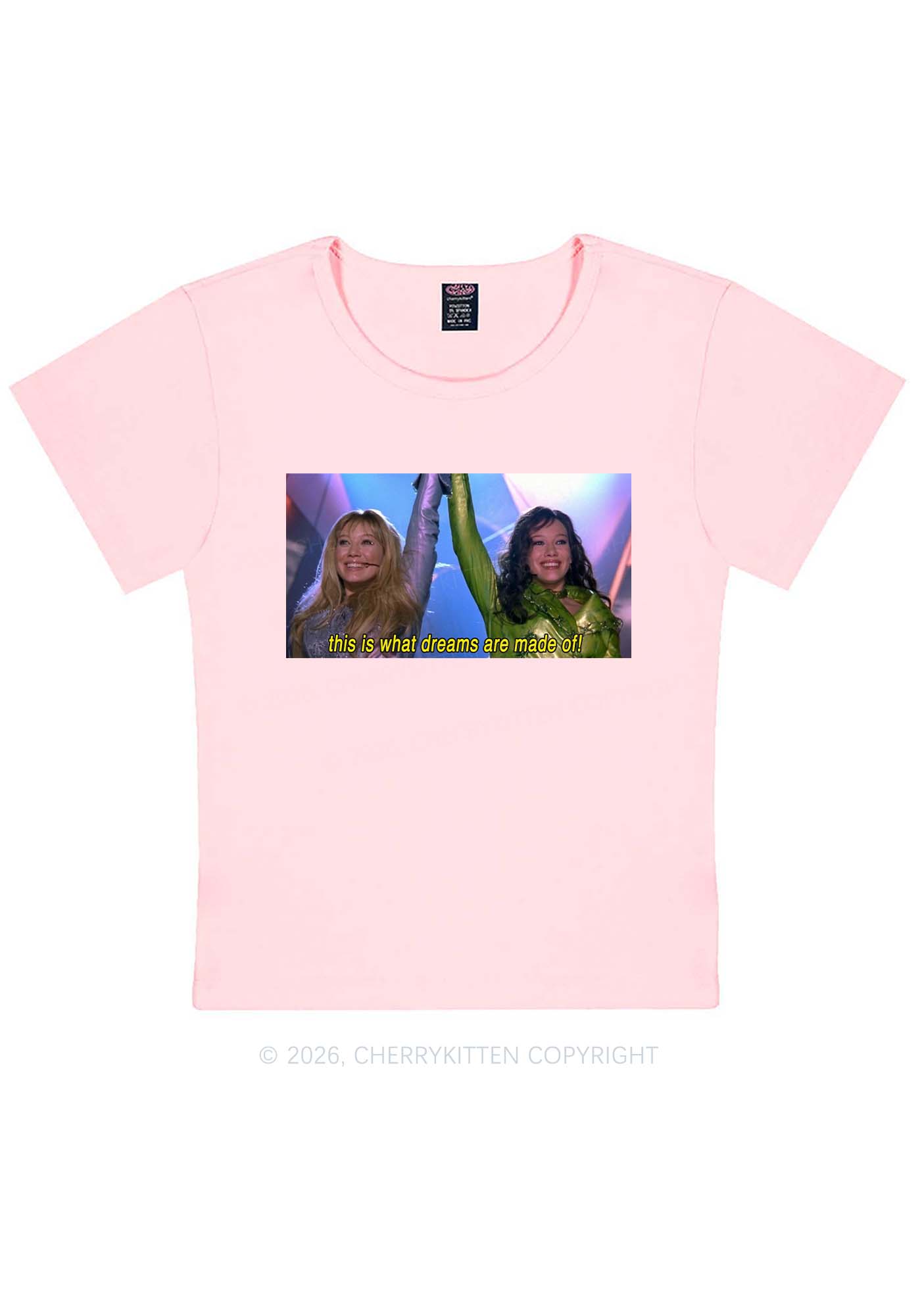 This Is What Dreams Are Y2K Baby Tee Cherrykitten