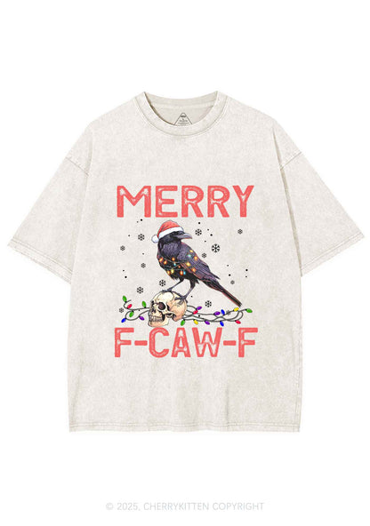 Christmas Merry Fcawf Y2K Shirts Washed Tee Cherrykitten