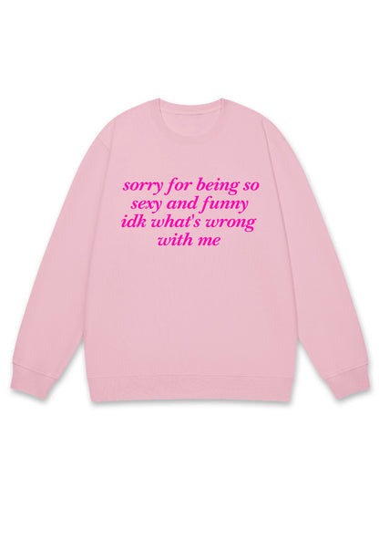 Sorry For Being So Funny Y2K Sweatshirt