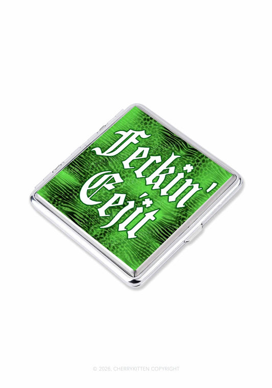 Feckin Eejit St Patricks Y2K Cigarette Case Cherrykitten