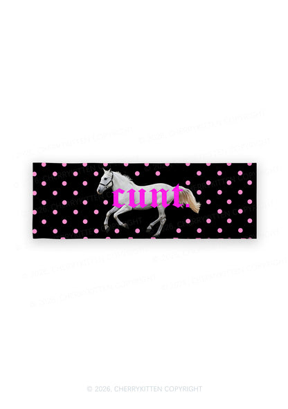 Cxxt Pony Y2K Print Headband Cherrykitten