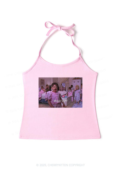 Boys Ugh Y2K Halter Neck Cami Cherrykitten