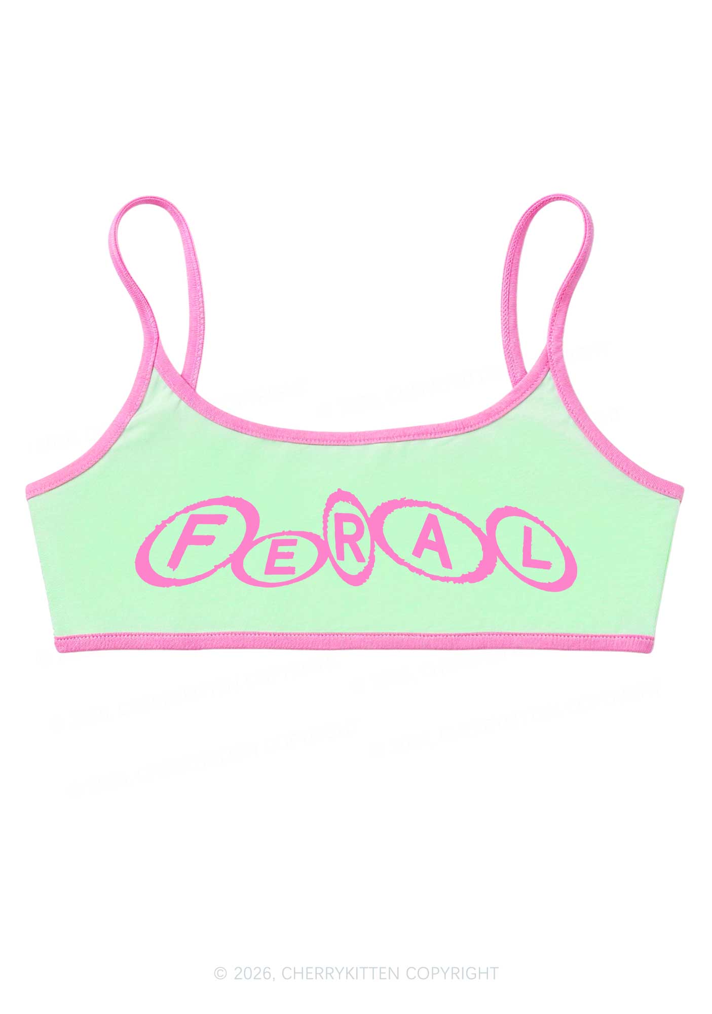 Feral Y2K Super Crop Cami Cherrykitten