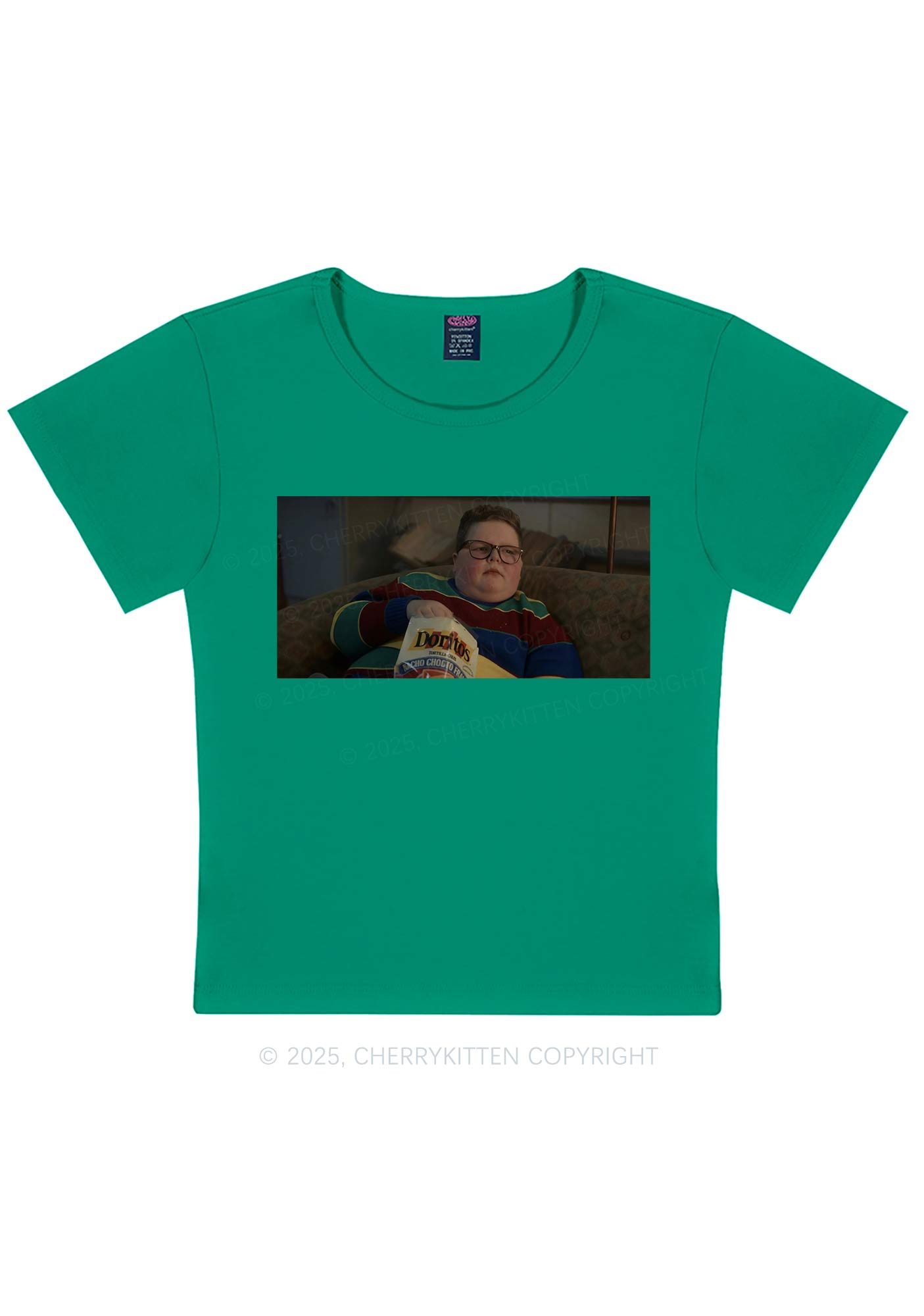 Snack Break Y2K Baby Tee Cherrykitten