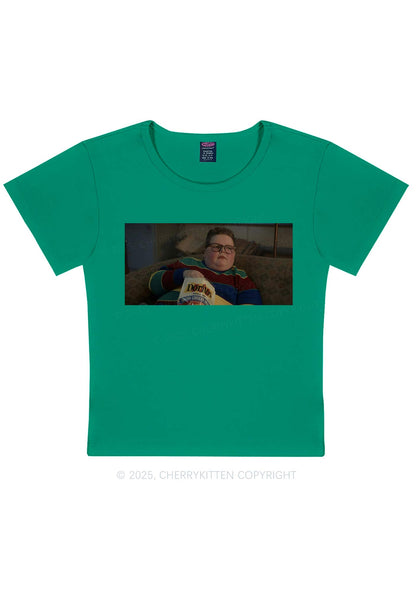 Snack Break Y2K Baby Tee Cherrykitten