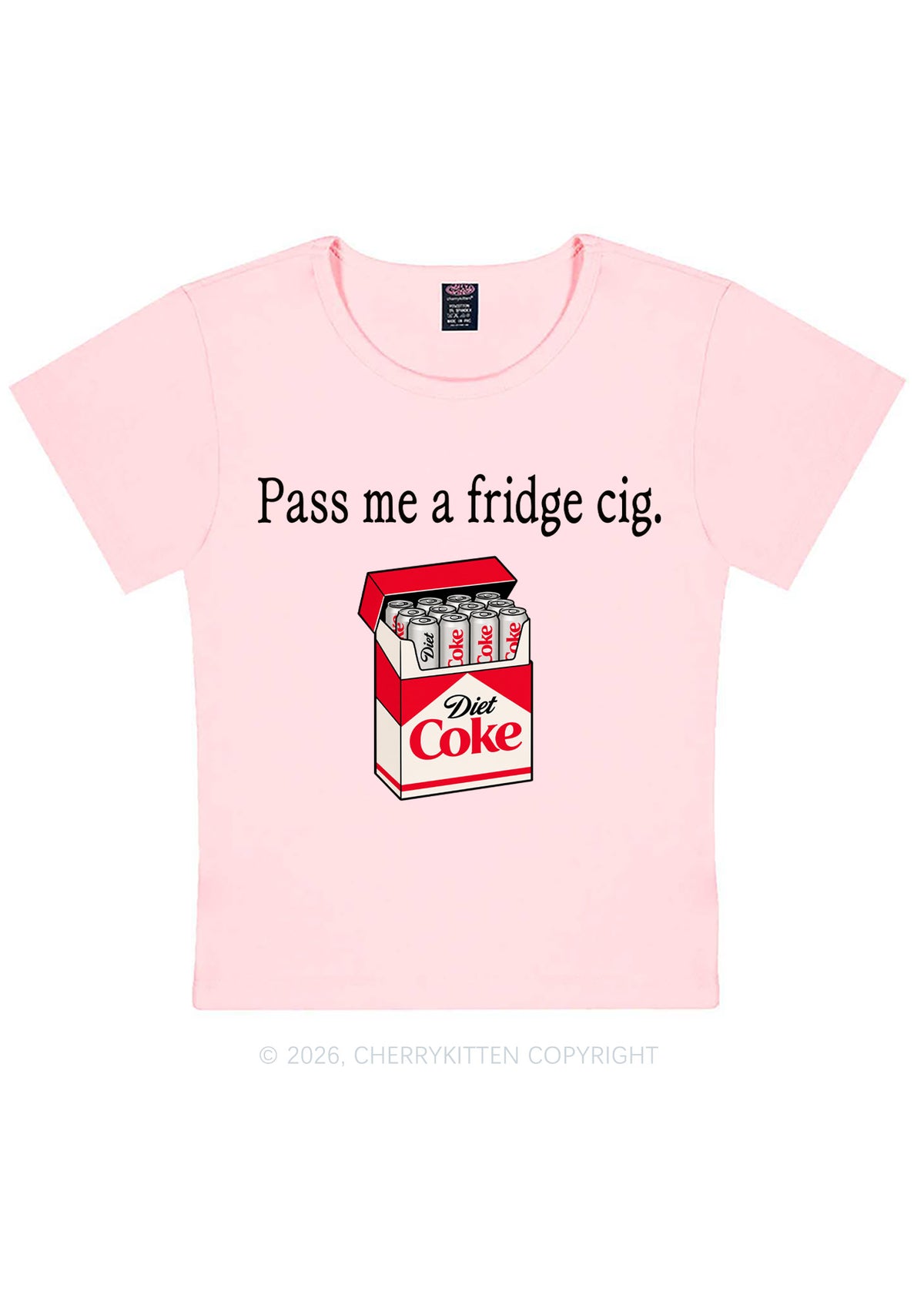 Pass Me Fridge Cig Y2K Baby Tee Cherrykitten