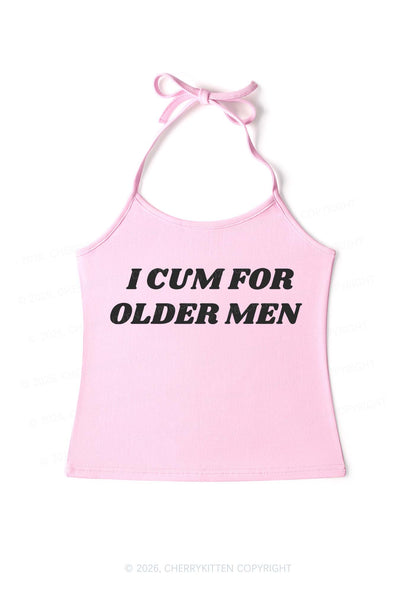 Come For Older Men Y2K Halter Neck Cami Cherrykitten