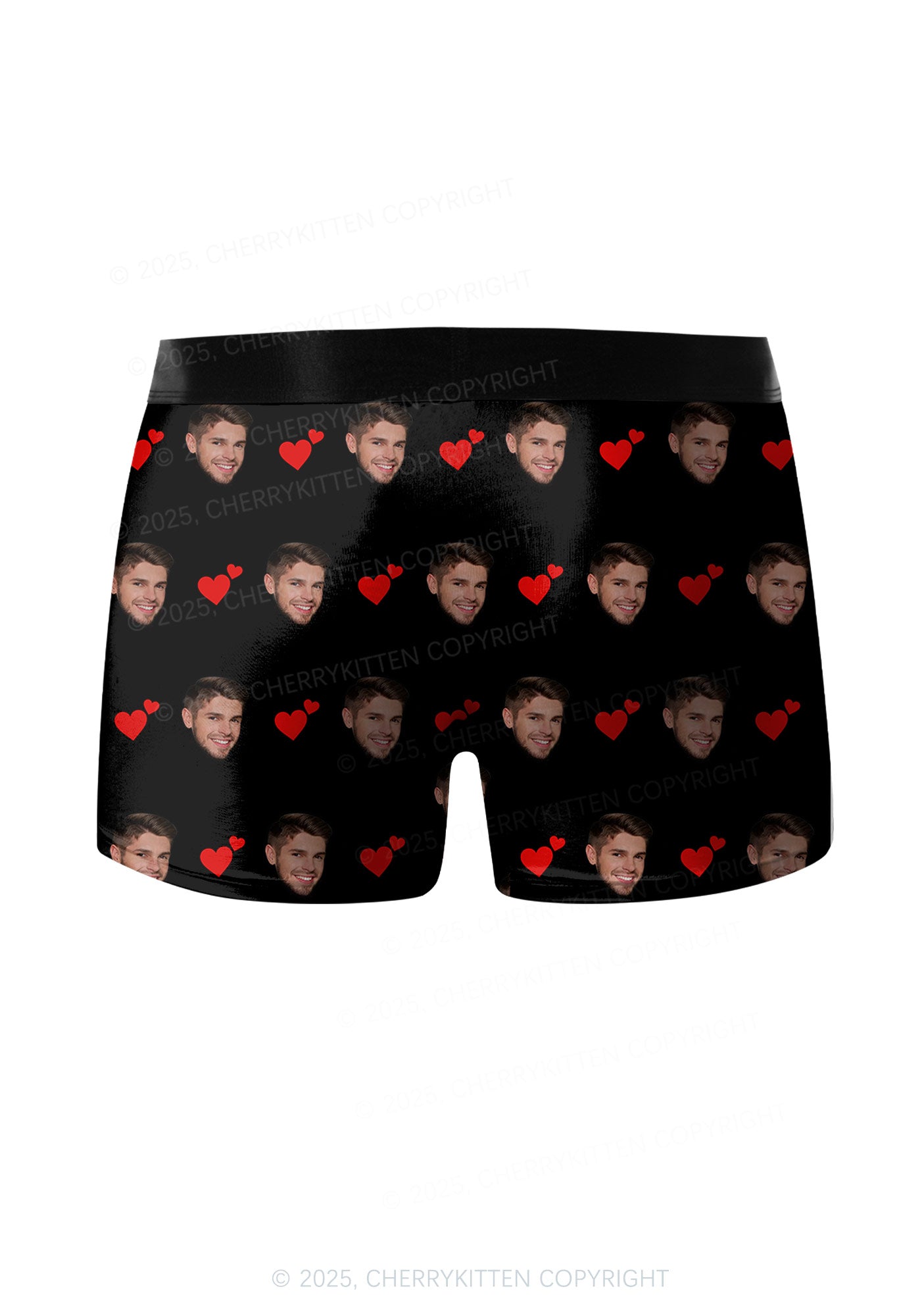 Custom This Axx Belongs Valentine's Day Y2K Print Couples Boxer Briefs Set Cherrykitten