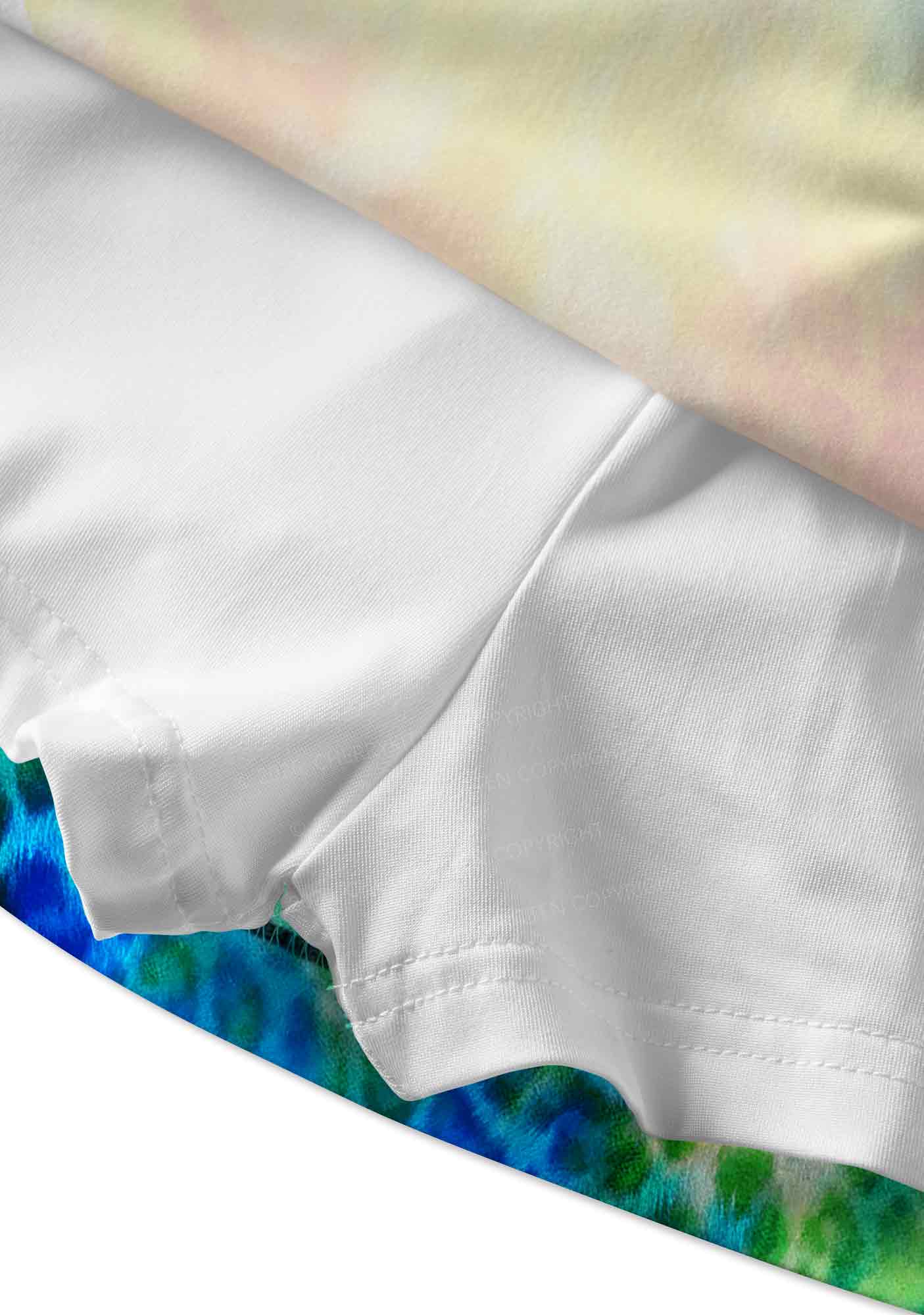 Rainbow Leopard Tie Dye Pride Y2K Print Mini Skirt Cherrykitten