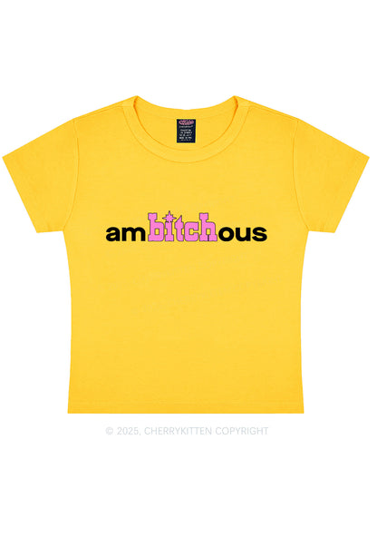 Ambxxchous Y2K Baby Tee Cherrykitten