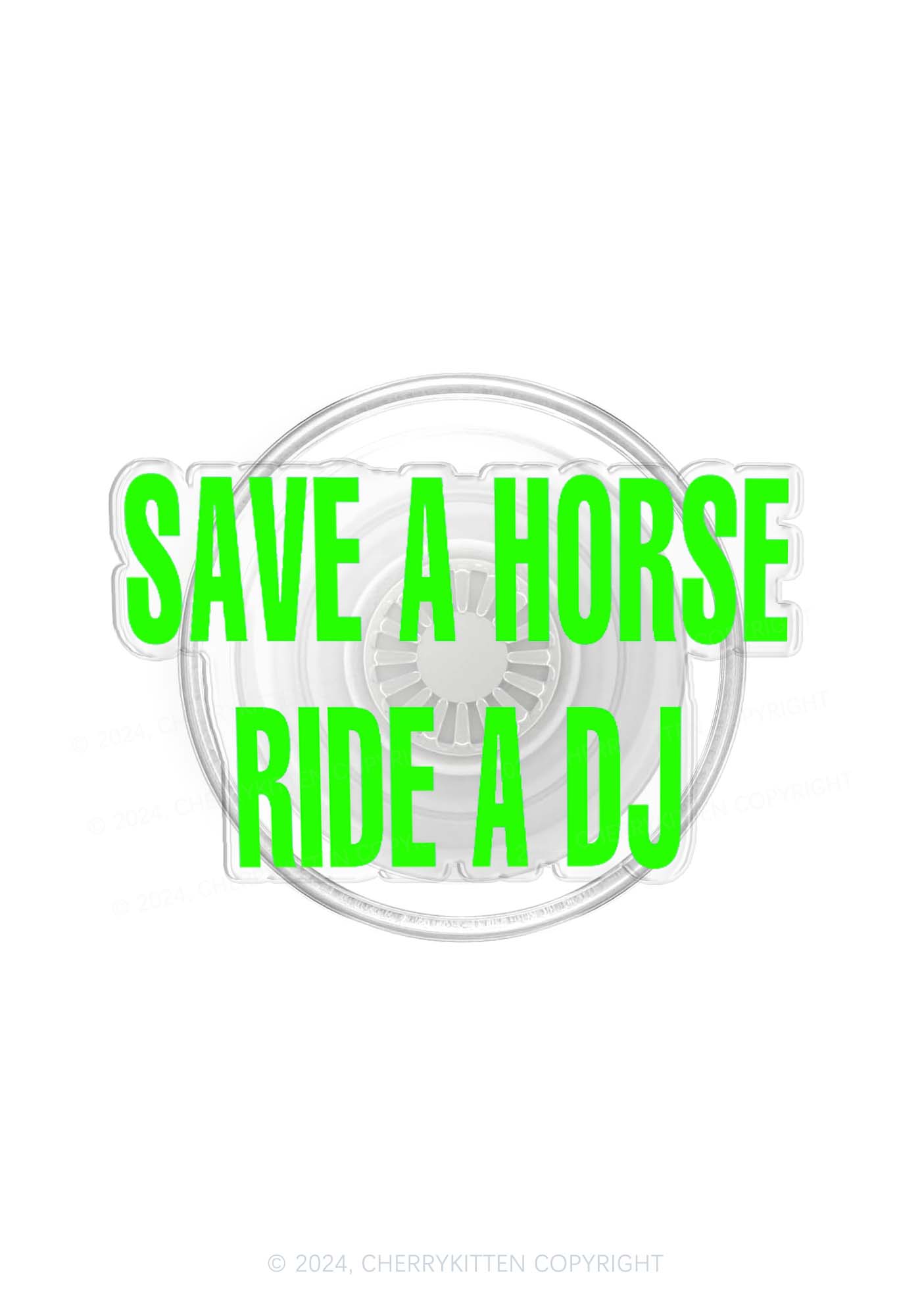 Ride A DJ Y2K Magnetic Phone Grip Holder Cherrykitten