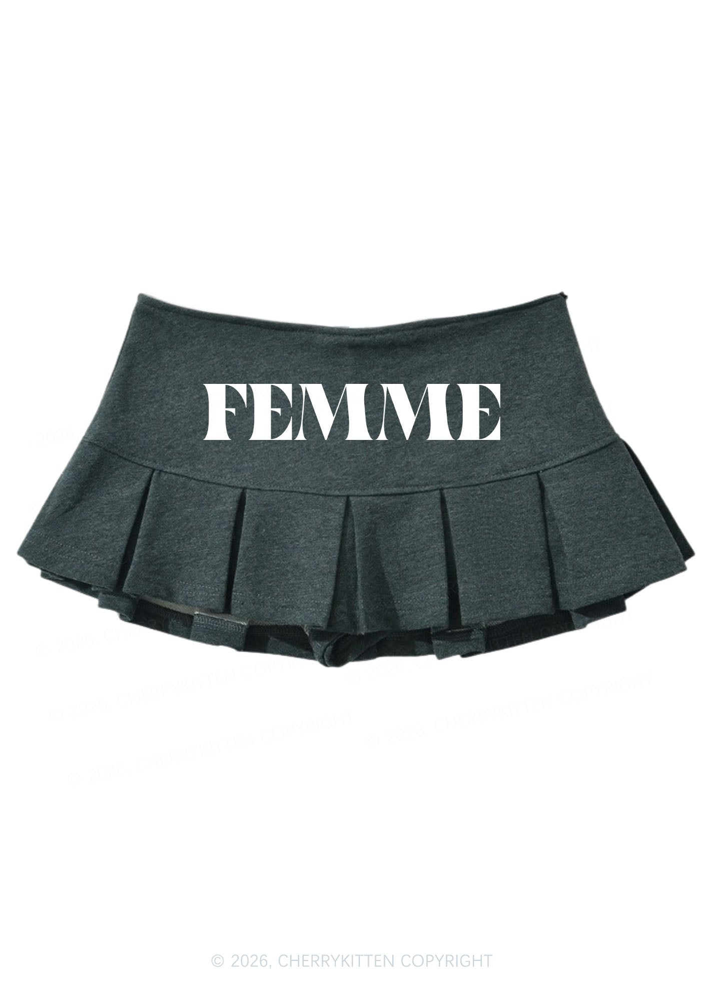 Pink Femme Pride Y2K Mini Pleated Skirts Cherrykitten