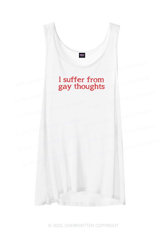 Suffer From Gay Thoughts Pride Y2K Sheer Boyfriend Tank Cherrykitten