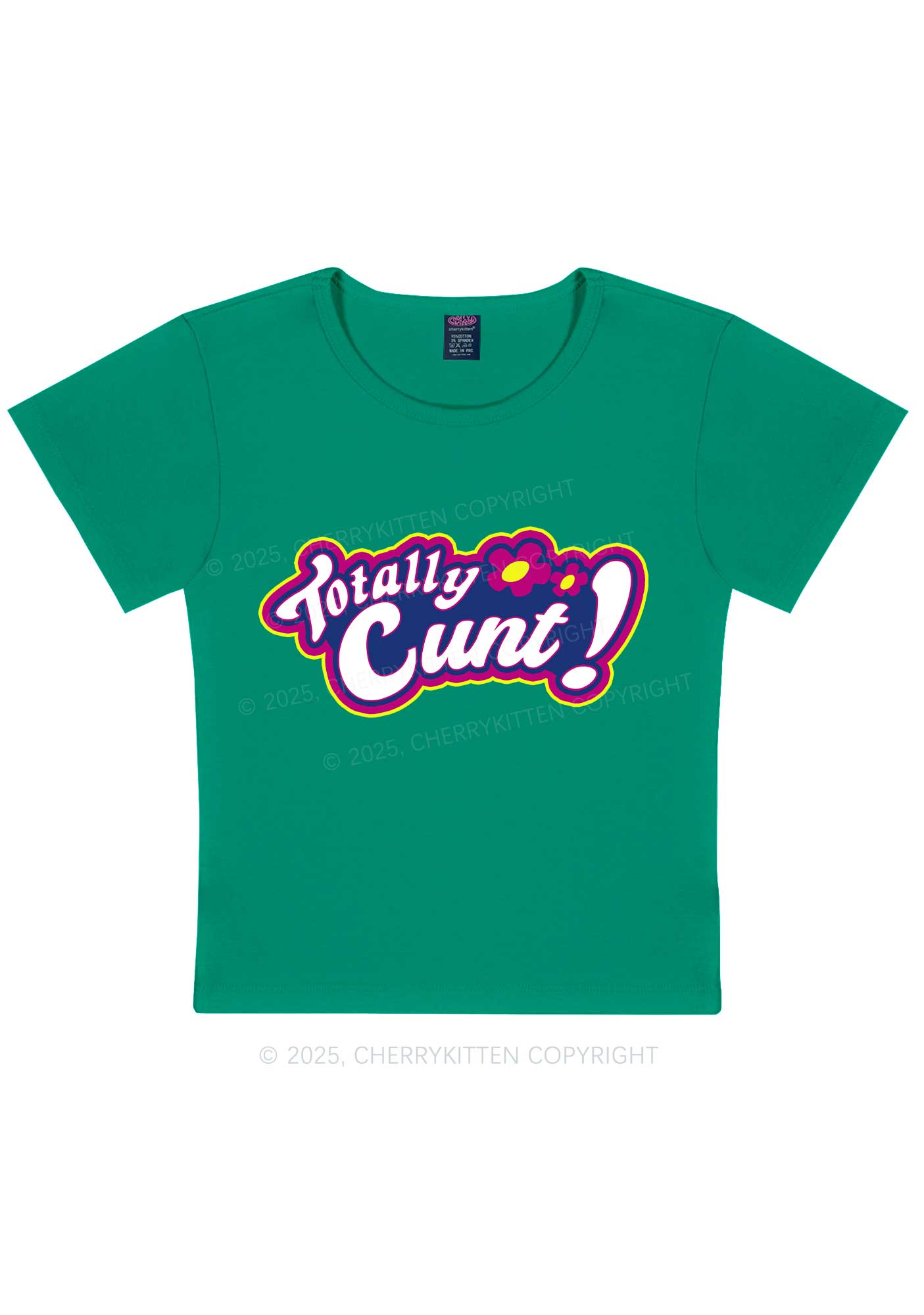 Totally Cxxt Y2K Baby Tee Cherrykitten