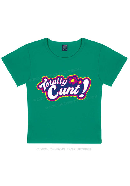 Totally Cxxt Y2K Baby Tee Cherrykitten