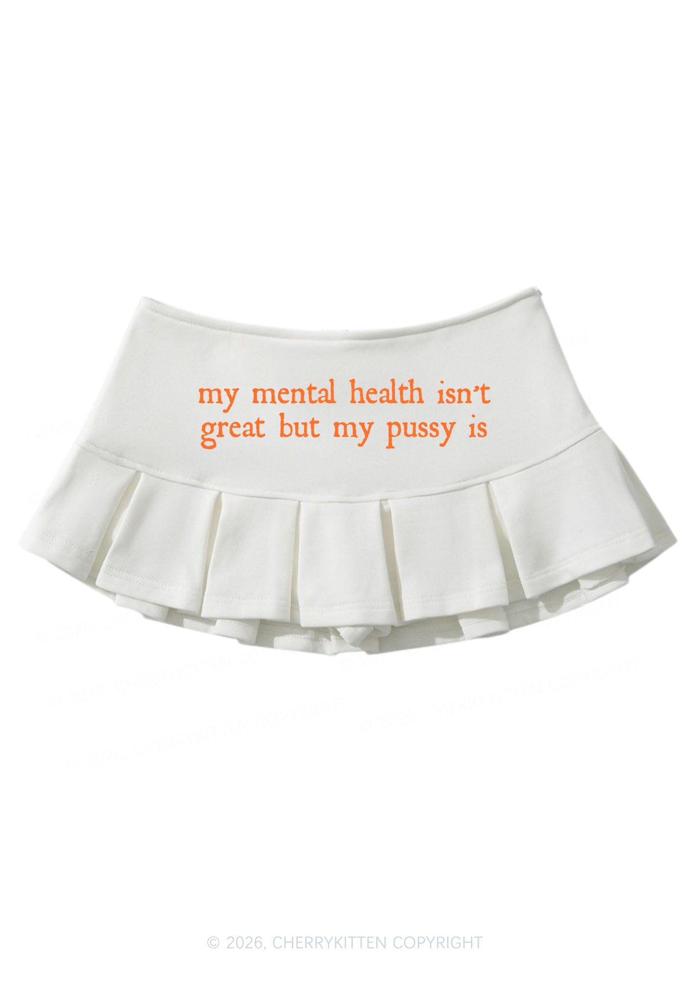 Great Mental Health Y2K Mini Pleated Skirts Cherrykitten