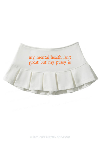 Great Mental Health Y2K Mini Pleated Skirts Cherrykitten