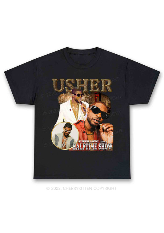 Usher Super Bowl Halftime Show Y2K Chunky Shirt Cherrykitten