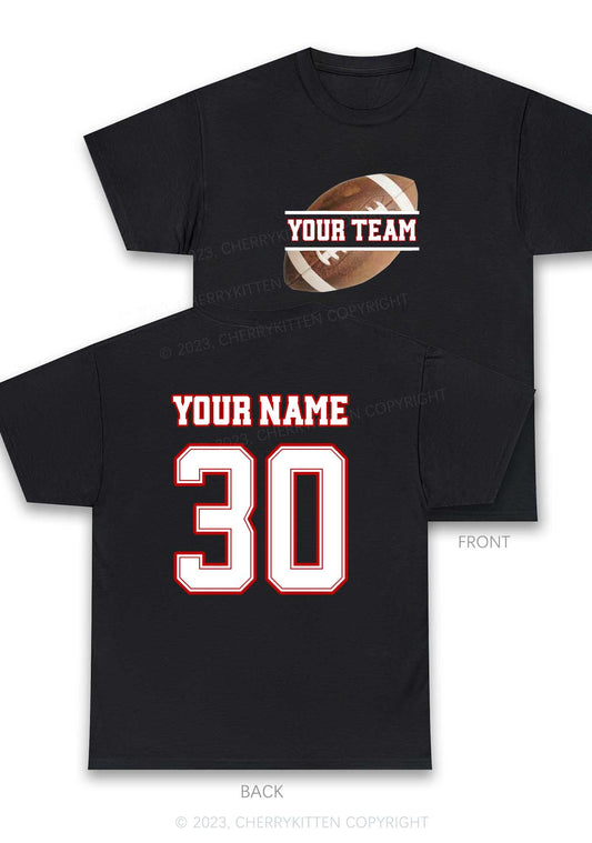 Custom Team&Name Super Bowl Y2K Chunky Shirt Cherrykitten