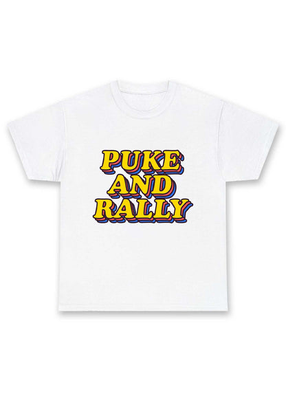 Puke And Rally Chunky Shirt