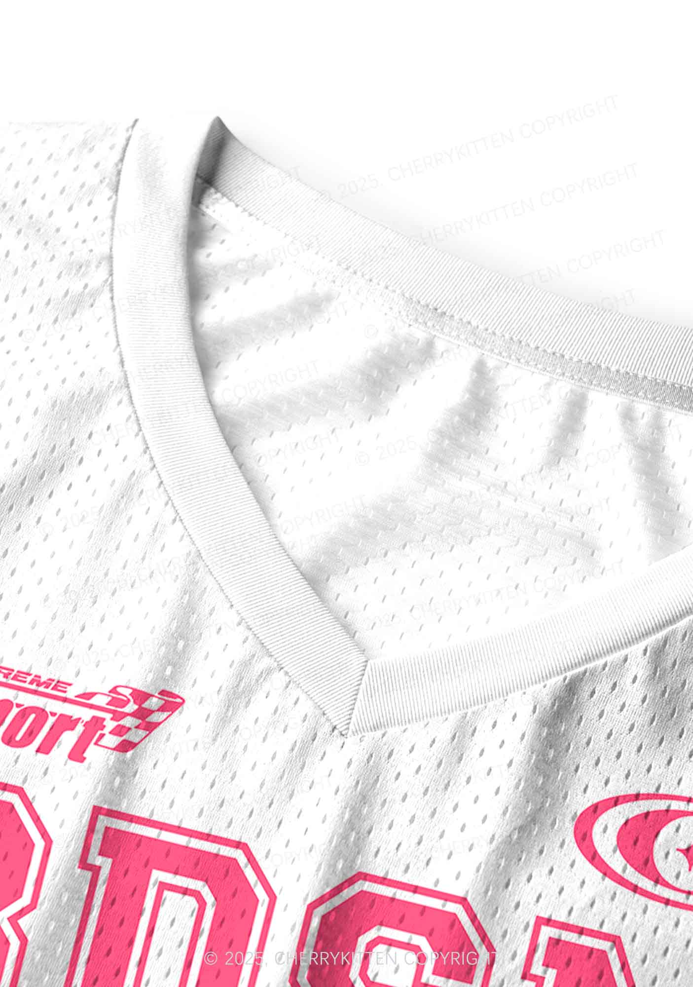 Custom Pink BDSM Y2K Sport Jersey Tank Cherrykitten