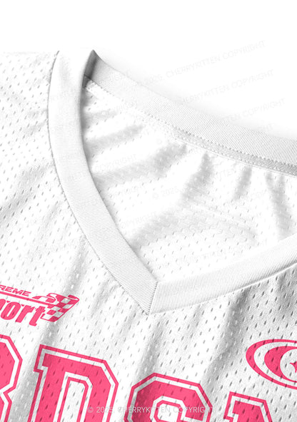 Custom Pink BDSM Y2K Sport Jersey Tank Cherrykitten