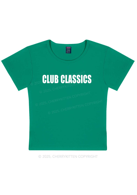 Club Classics Y2K Baby Tee Cherrykitten