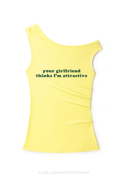 Im Attractive Pride Y2K Off Shoulder Tank Top Cherrykitten