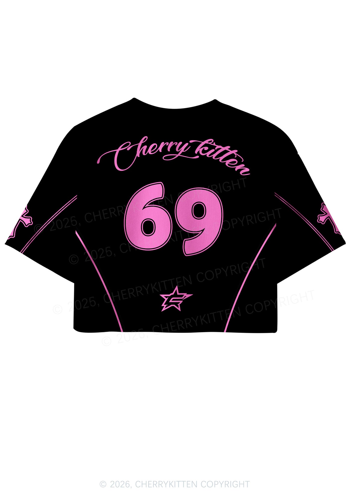 Retro Dyke Pride Y2K Crop Sport Jersey Shirts Cherrykitten