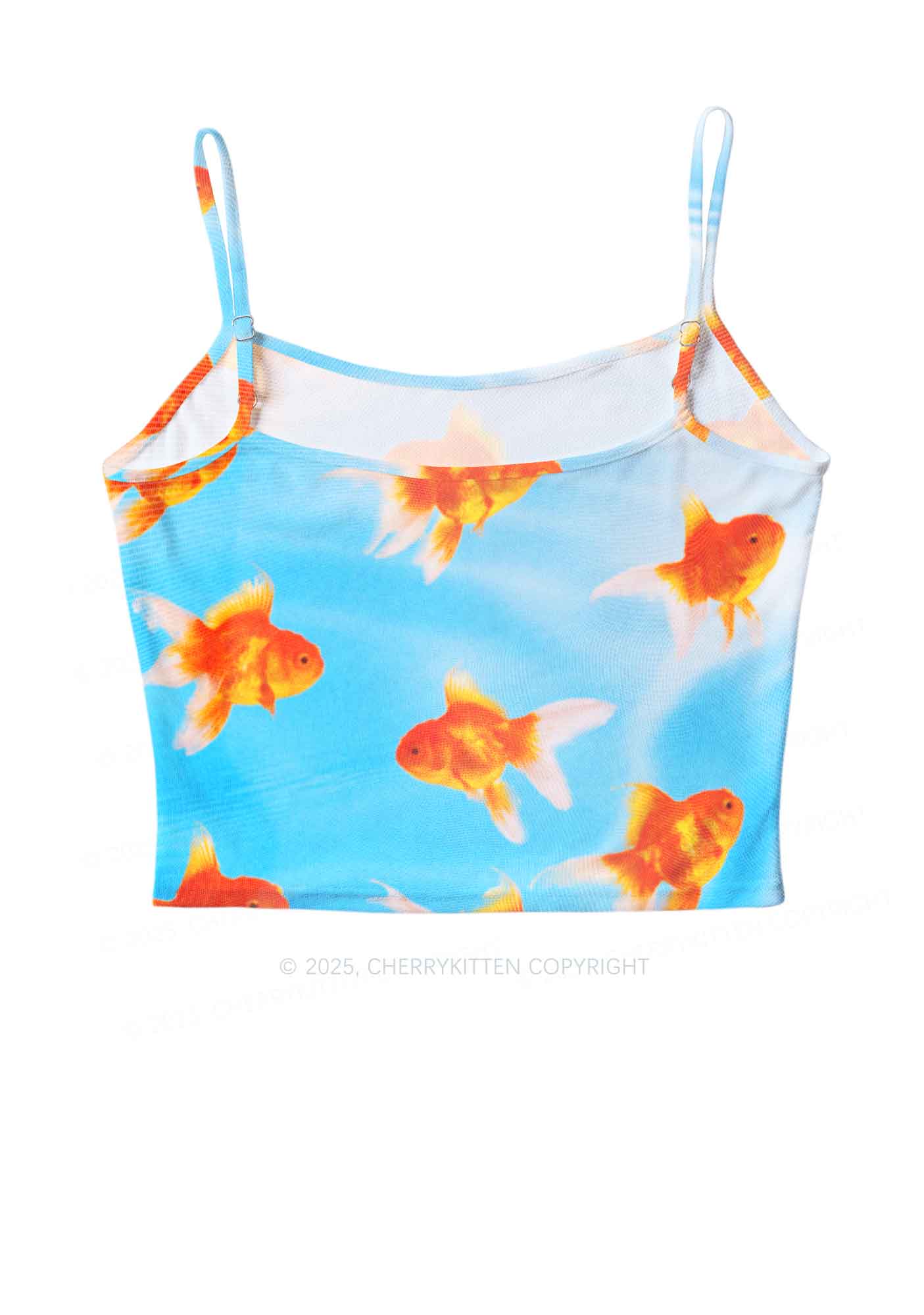 Goldfish Y2K Mesh Cami Tank Cherrykitten
