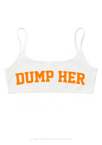 Dump Her Y2K Super Crop Cami Cherrykitten