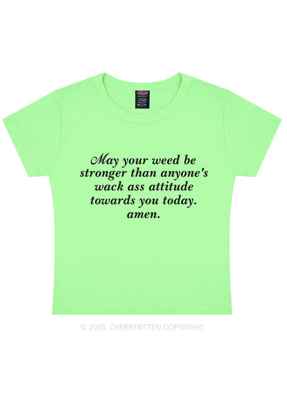 Stronger Than Wack Attitude Y2K Baby Tee Cherrykitten