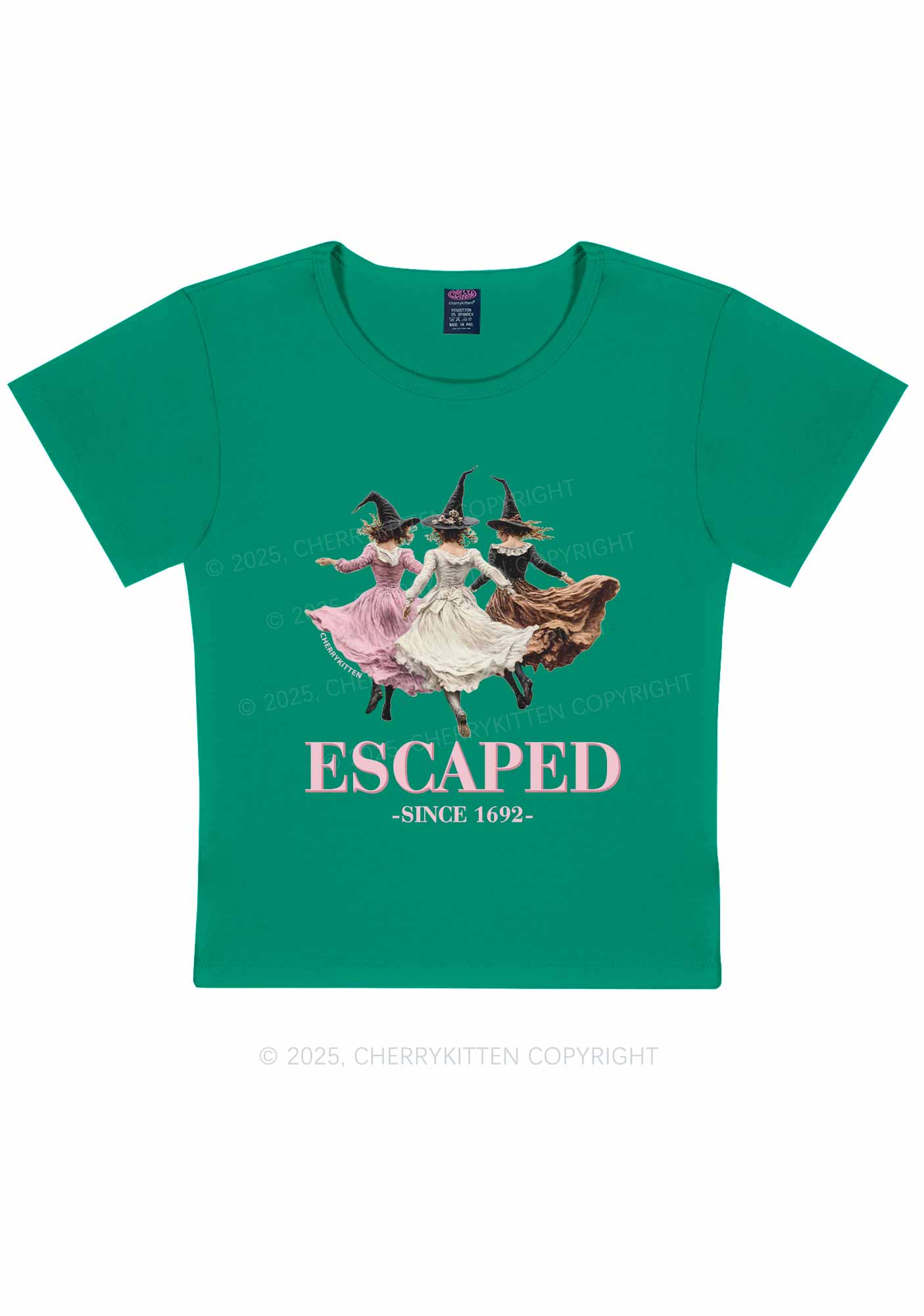 Halloween Escaped Skirts Witches Y2K Baby Tee Cherrykitten