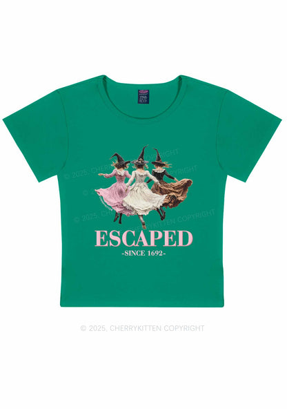 Halloween Escaped Skirts Witches Y2K Baby Tee Cherrykitten
