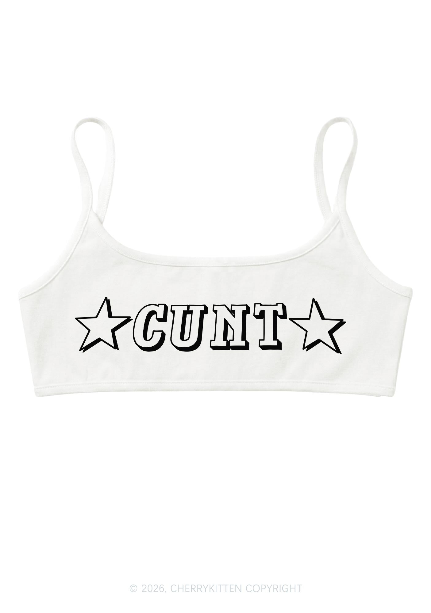 Star Count Y2K Super Crop Cami Cherrykitten
