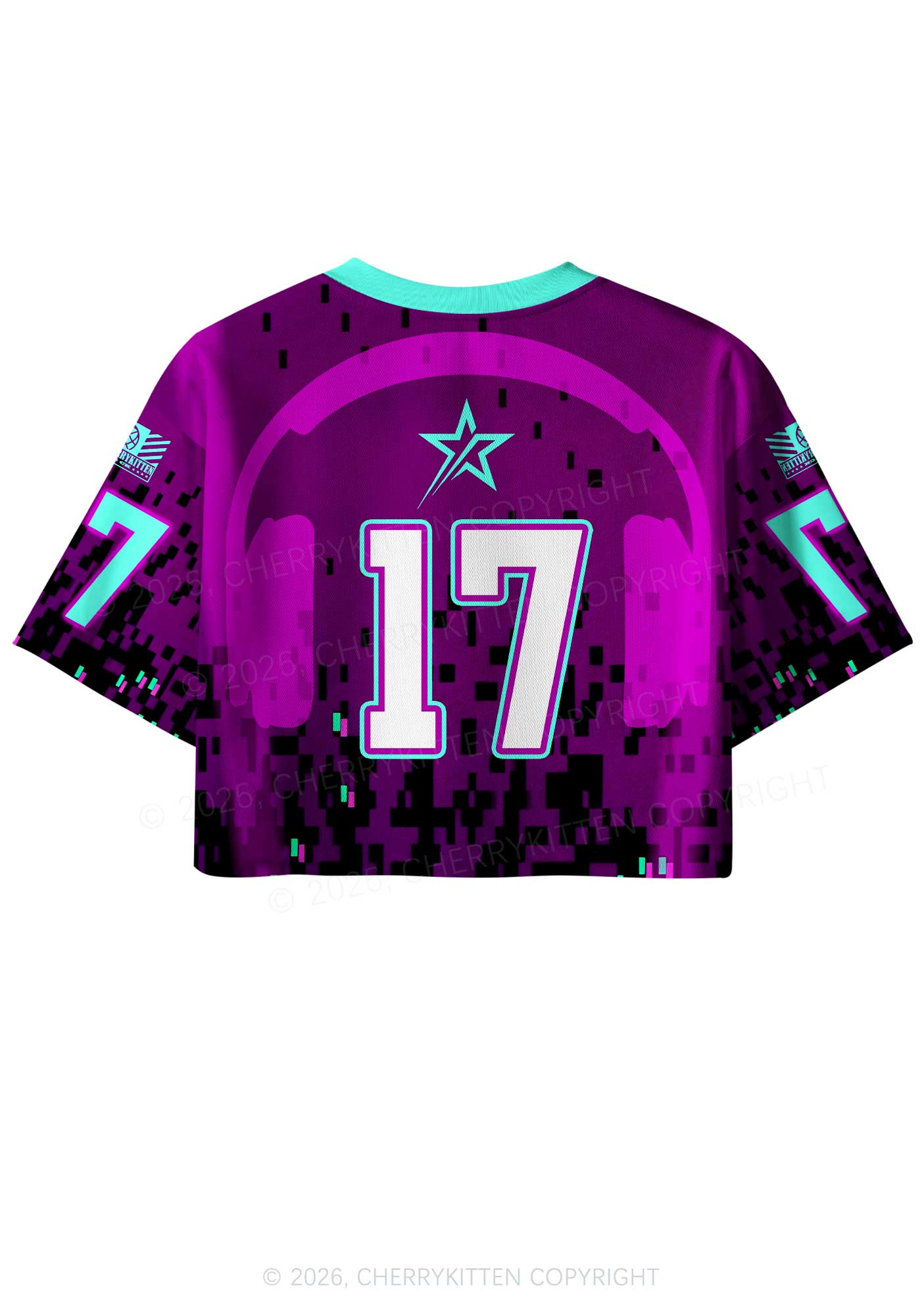 Bad Girls Go To Decks Y2K Crop Sport Jersey Shirts Cherrykitten