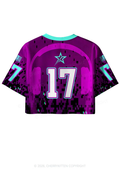 Bad Girls Go To Decks Y2K Crop Sport Jersey Shirts Cherrykitten