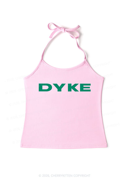 DYKE Pride Y2K Halter Neck Cami Cherrykitten