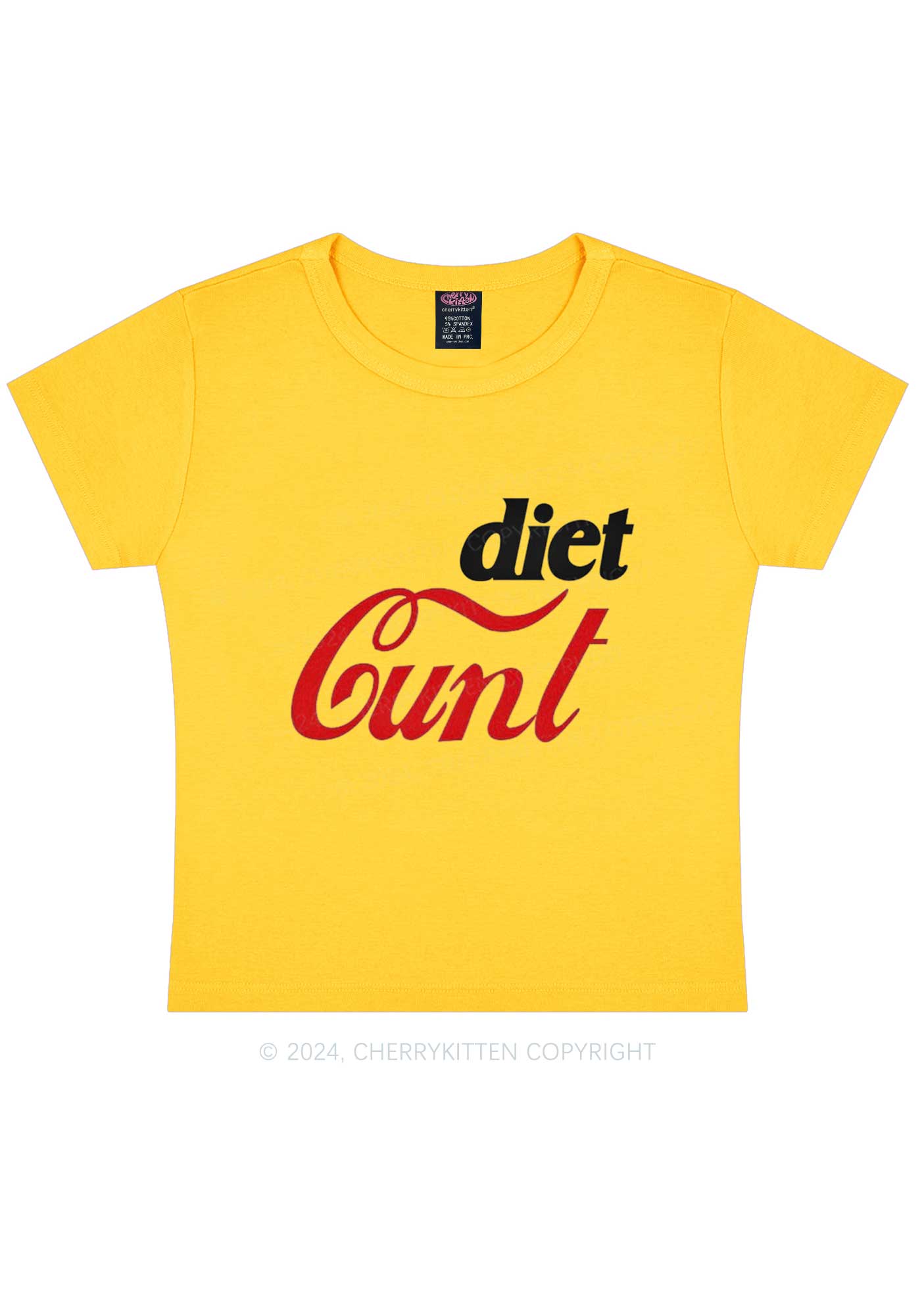 Diet Cxxt Y2K Baby Tee Cherrykitten