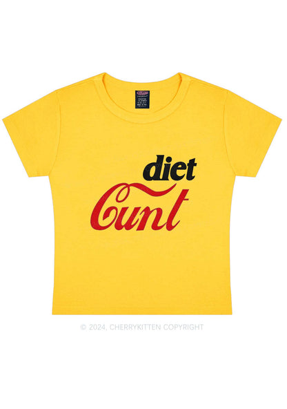 Diet Cxxt Y2K Baby Tee Cherrykitten