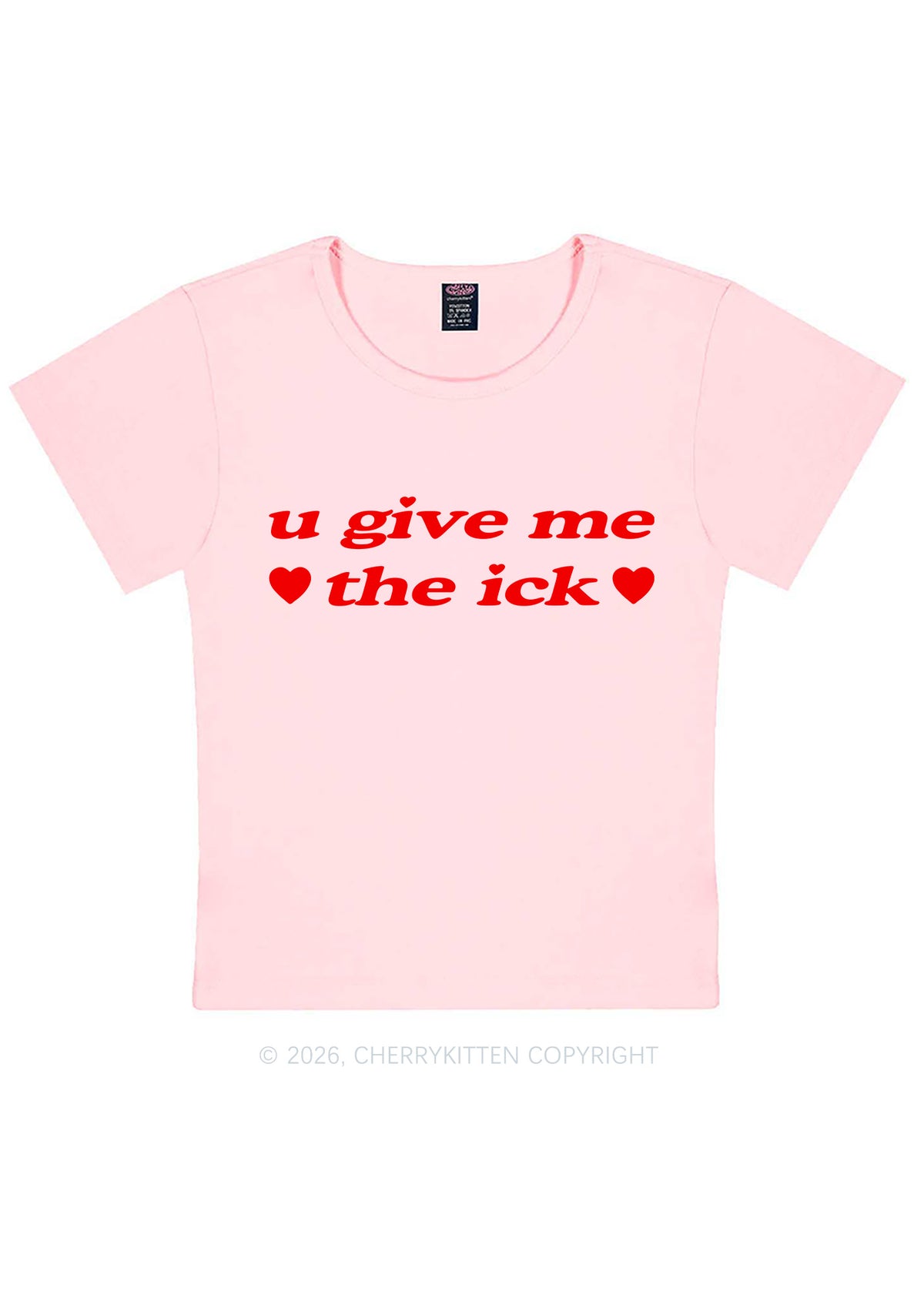 Give Me Ick Y2K Baby Tee Cherrykitten