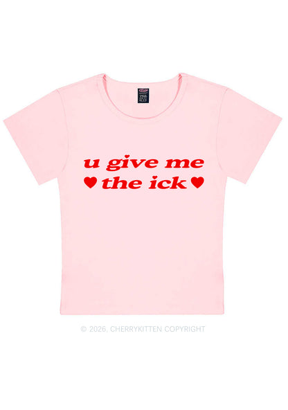Give Me Ick Y2K Baby Tee Cherrykitten