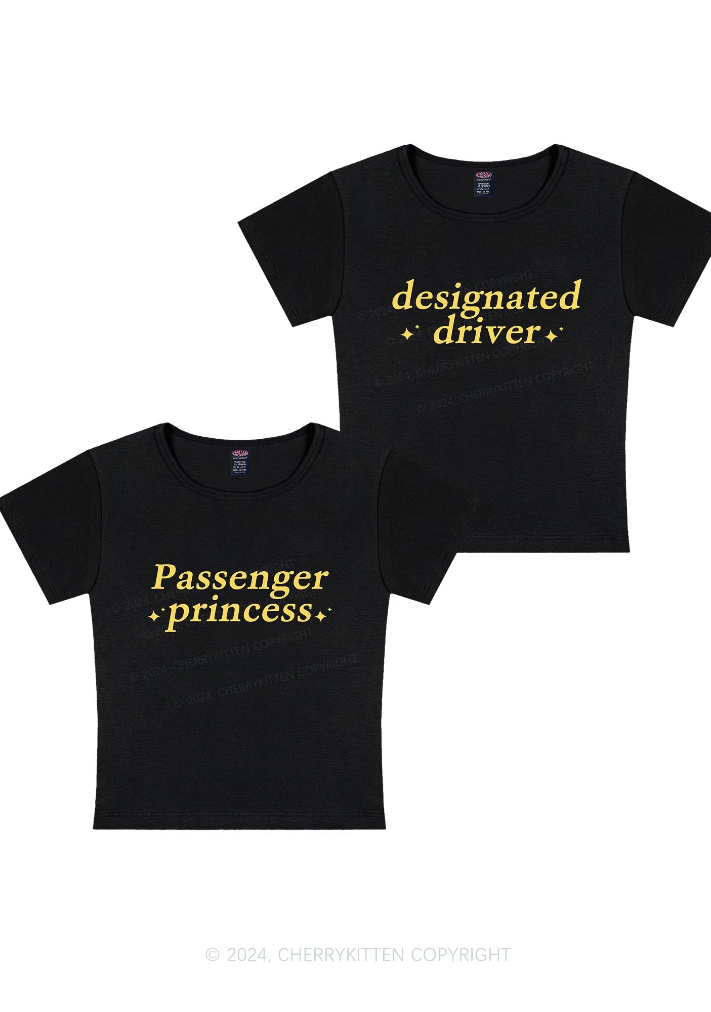 Passenger Princess Designated Driver Y2K Baby Tee Cherrykitten