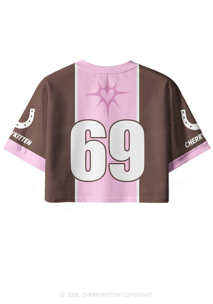 Save A Horse Ride A Masc Pride Y2K Crop Sport Jersey Shirts Cherrykitten