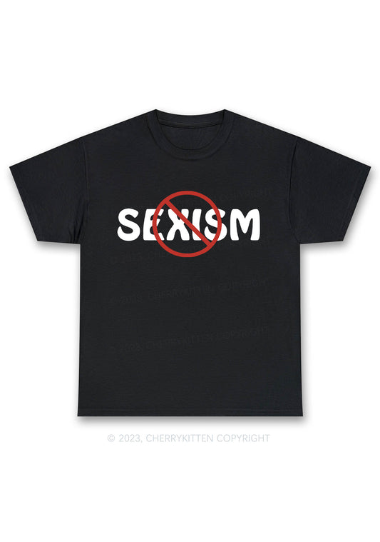 Stop Sexism Y2K Chunky Shirt Cherrykitten